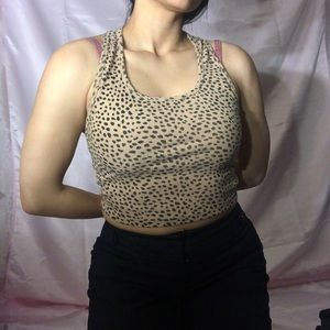 Forever 21 cheetah workout tank
